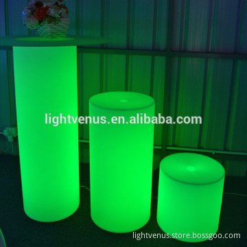 LED bar table Led furniture RGB color Cocktail table Reception table bar hotel led luminous furniture